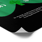 Christelijke St. Patrick's Day Religieuze Drie-een Poster (Hoek)