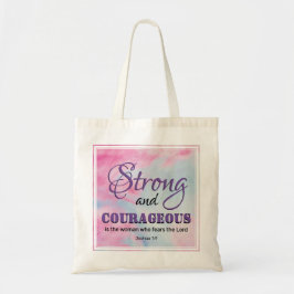 Christelijke, STERKE en MOEDIGE Bijbelvergen Tote Bag
