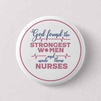 Christelijke sterke vrouwen ronde button 5,7 cm