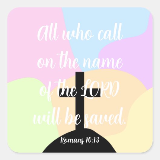 Christelijke Sticker (Voorkant)