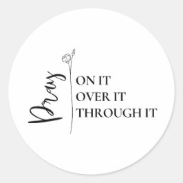 Christelijke sticker | Bijbelse sticker citaat