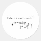 Christelijke sticker | Bijbelvers sticker quote (Voorkant)