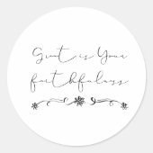 Christelijke sticker | Groot is uw trouw (Voorkant)