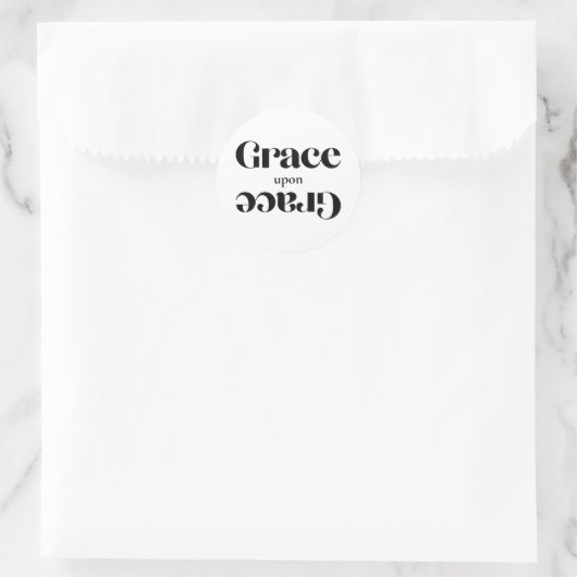 Christelijke sticker | Groot is uw trouw (Tas)