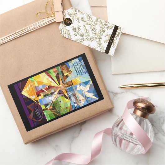 Christelijke Sticker voor levenscyclus Pasen (Geschenken)