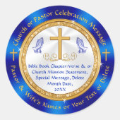 Christelijke Stickers voor envelopafdichtingen, gu (Voorkant)