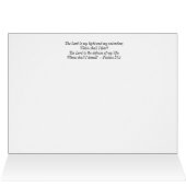 Christelijke Sunny Sky Psalms 27 All Occasion Card (Binnen Horizontaal (Boven))