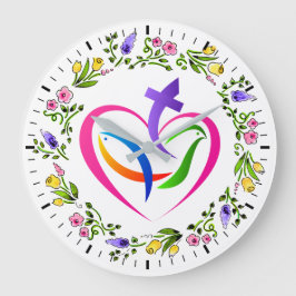 Christelijke Symbolen klok