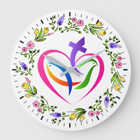 Christelijke Symbolen klok (Voorkant)