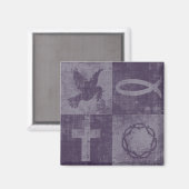 Christelijke symbolen magneet (Voorkant / Achterkant)