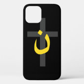 Christelijke Symbool Solidariteit en kruis Case-Mate iPhone Case (Achterkant)