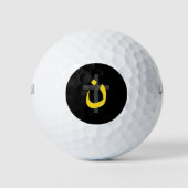 Christelijke Symbool Solidariteit en kruis Golfballen (Voorkant)