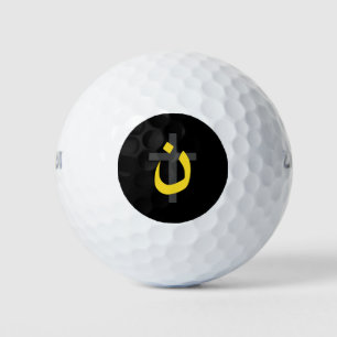 Christelijke Symbool Solidariteit en kruis Golfballen