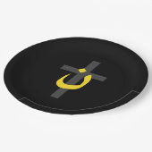 Christelijke Symbool Solidariteit en kruis Papieren Bordje (Gekanteld)