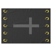 Christelijke Symbool Solidariteit en kruis Tafelkleed (Voorkant (Horizontaal))