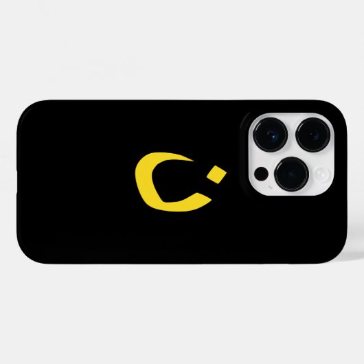 Christelijke Symbool Solidariteit op zwart Nazaren Case-Mate iPhone Case (Achterkant (horizontaal))