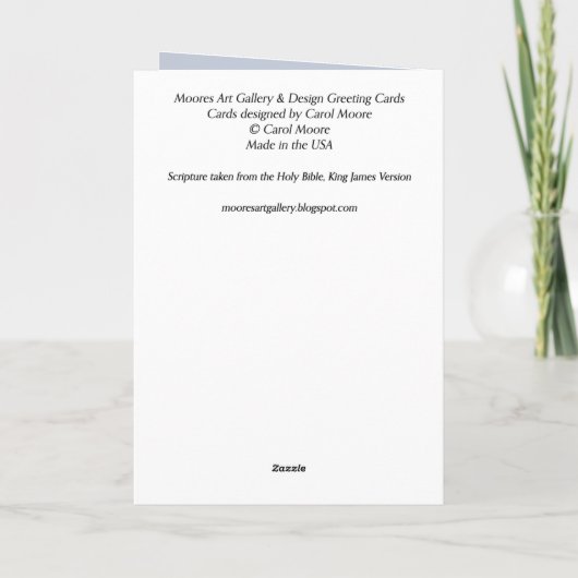 Christelijke sympathie Bald Eagle Wenskaart Kaart (Achterkant)