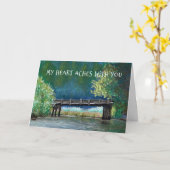 Christelijke sympathiebrug kaart (Gele Bloem)