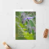 Christelijke sympathiekaart notitiekaartje (Voorkant / Achterkant in situ)