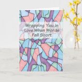 Christelijke sympathiekaart veelkleurig kaart (Gele Bloem)