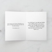 Christelijke Sympathy Card Paddenstoelen Kaart (Binnen)