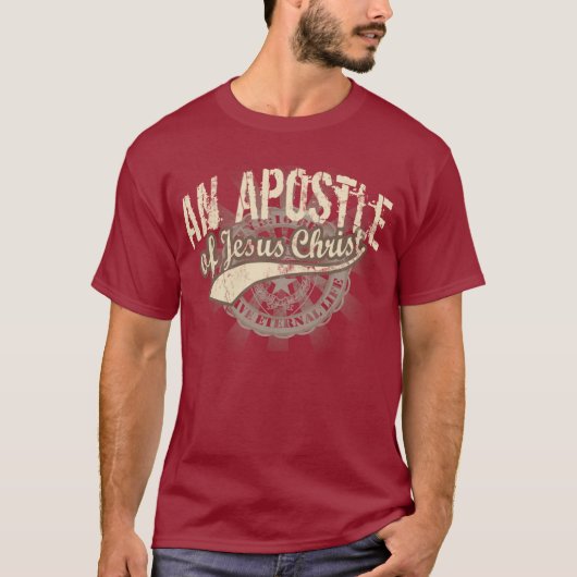 Christelijke T-Hemden, een apostel van Jezus Chris T-shirt (Voorkant)