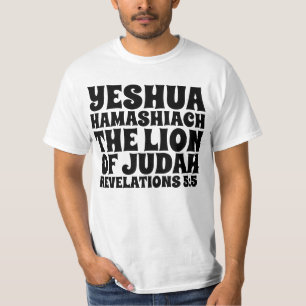 CHRISTELIJKE T-Hemden, JESHUA LION OF JUDAH T-shirt