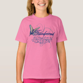 Christelijke T-shirt: Omgevormd bijbelverse Shirt