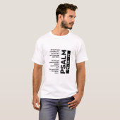 Christelijke T-Shirt Psalm 91 (Voorkant volledig)