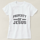 Christelijke T Shirten Eigenschap van Jezus T-shirt (Design voorkant)