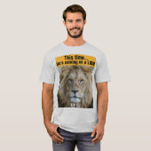 CHRISTELIJKE T - SHIRTS, JESUS DIE DEZE KEER ALS L T-SHIRT (Voorkant volledig)