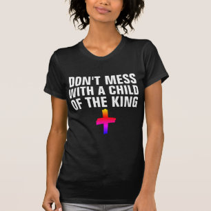 CHRISTELIJKE T-shirts, NIET MEER W/KIND VAN DE KON T-shirt