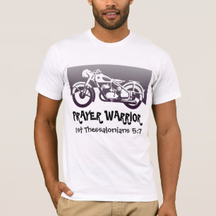 Christelijke T-shirts voor fietsers, gebeesterde T
