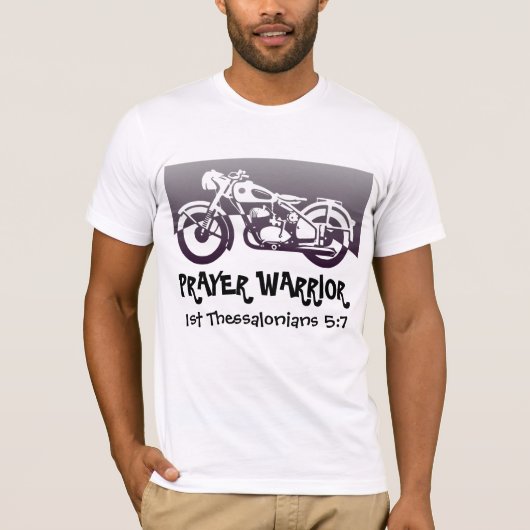 Christelijke T-shirts voor fietsers, gebeesterde T (Voorkant)
