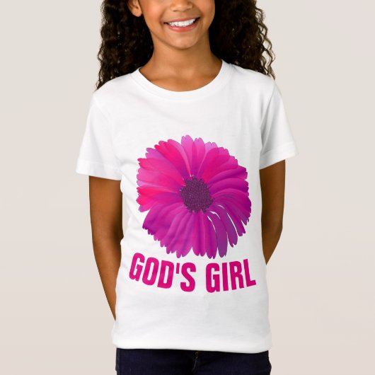 CHRISTELIJKE T-shirts voor GOD'S GIRL (Voorkant)