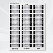 Christelijke Terugkeeradresetiketten, Kerk, Huweli Etiket