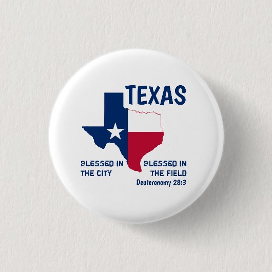 CHRISTELIJKE TEXAS-scripts zonder toevoeging Ronde Button 3,2 Cm (Voorkant)