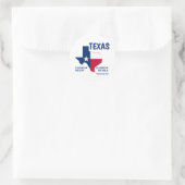 CHRISTELIJKE TEXAS-scripts zonder toevoeging Ronde Sticker (Tas)