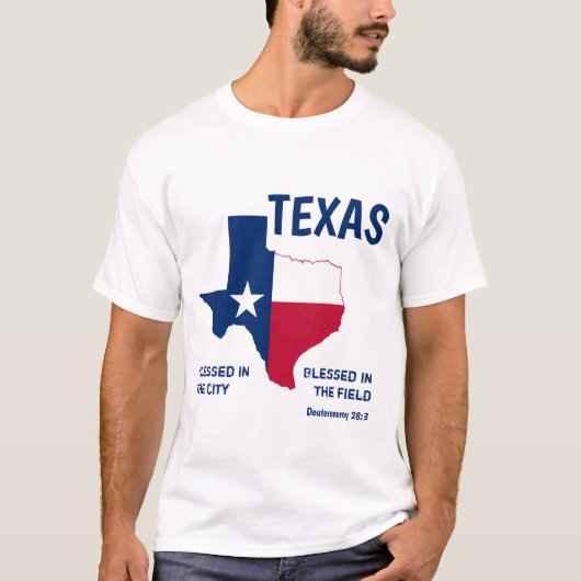 CHRISTELIJKE TEXAS-scripts zonder toevoeging T-shirt (Voorkant)