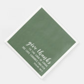 Christelijke Thanksgiving Bijbelvers Stijlvol Servet (Hoek)