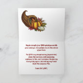 Christelijke Thanksgiving kaart (Binnen)