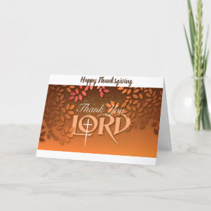Christelijke Thanksgiving kaart