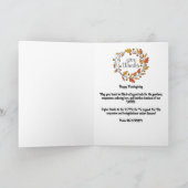 Christelijke Thanksgiving kaart (Binnen)