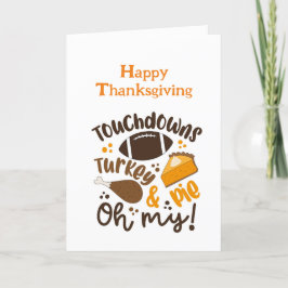 Christelijke Thanksgiving kaart