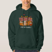 Christelijke Thanksgiving pompoen DANKBARE familie Hoodie (Voorkant)