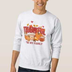 Christelijke Thanksgiving pompoen DANKBARE familie Trui