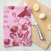 Christelijke theedoek Zijn ogen staan op de Sparro (Quarter Fold)