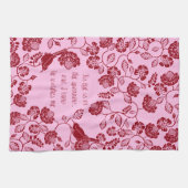 Christelijke theedoek Zijn ogen staan op de Sparro (Horizontaal)