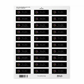 Christelijke thema's retouradres etiket (Full Sheet)
