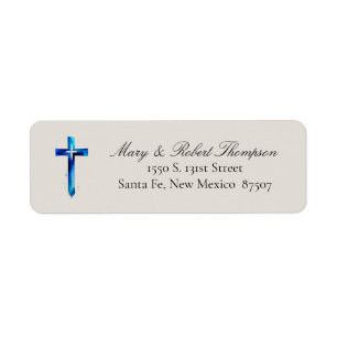 Christelijke thema's retouradres etiket